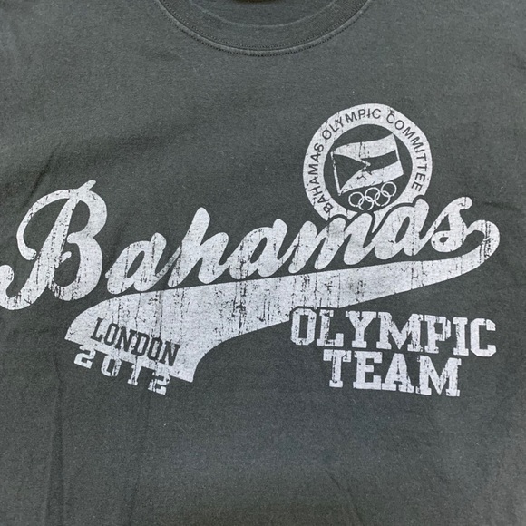 Bahamas Olympic team black t-shirt, size large - Picture 2 of 5